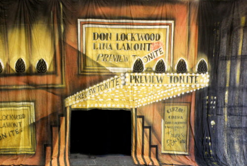 Thoroughly Theatre Theatre Marquee Calico Theatre Backcloth is commonly used for Theater, american, Warbucks