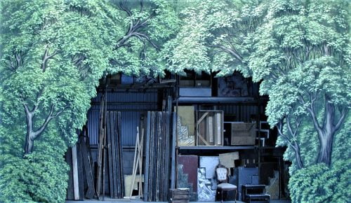 Forest wood Cut cloth 735