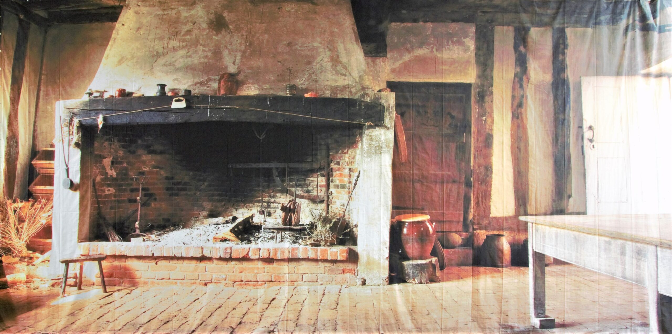 Thoroughly Theatre Kitchen Printed Theatre Backcloth is commonly used for Kitchen