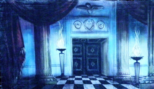 Hallway Canvas Theatre Backcloth | Thoroughly Theatre