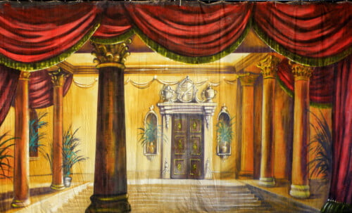Grand Hallway Calico Theatre Backcloth | Thoroughly Theatre
