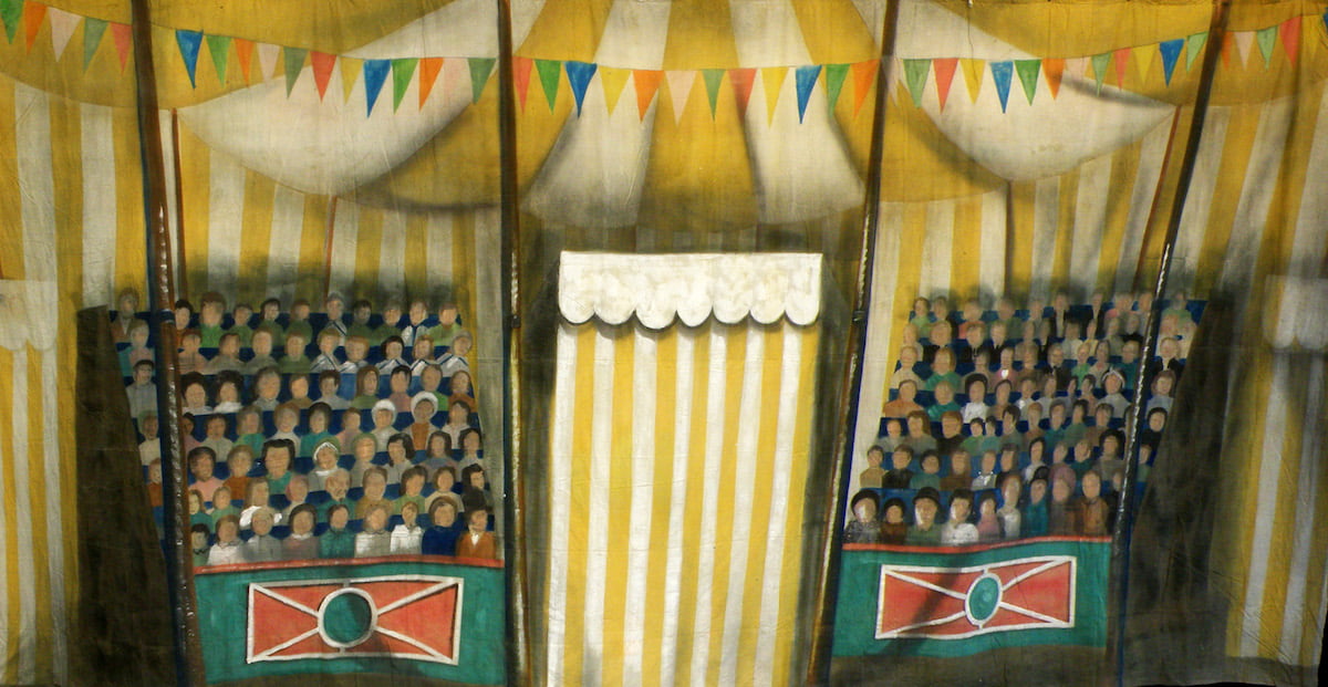 The Circus Calico Theatre Backcloth | Thoroughly Theatre
