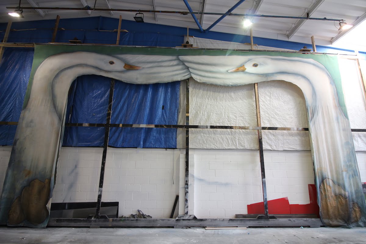 Mother Goose Calico Theatre Cutcloth | Thoroughly Theatre