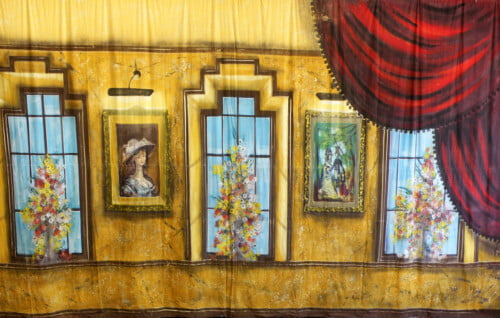 Hallway Calico Theatre Backcloth | Thoroughly Theatre