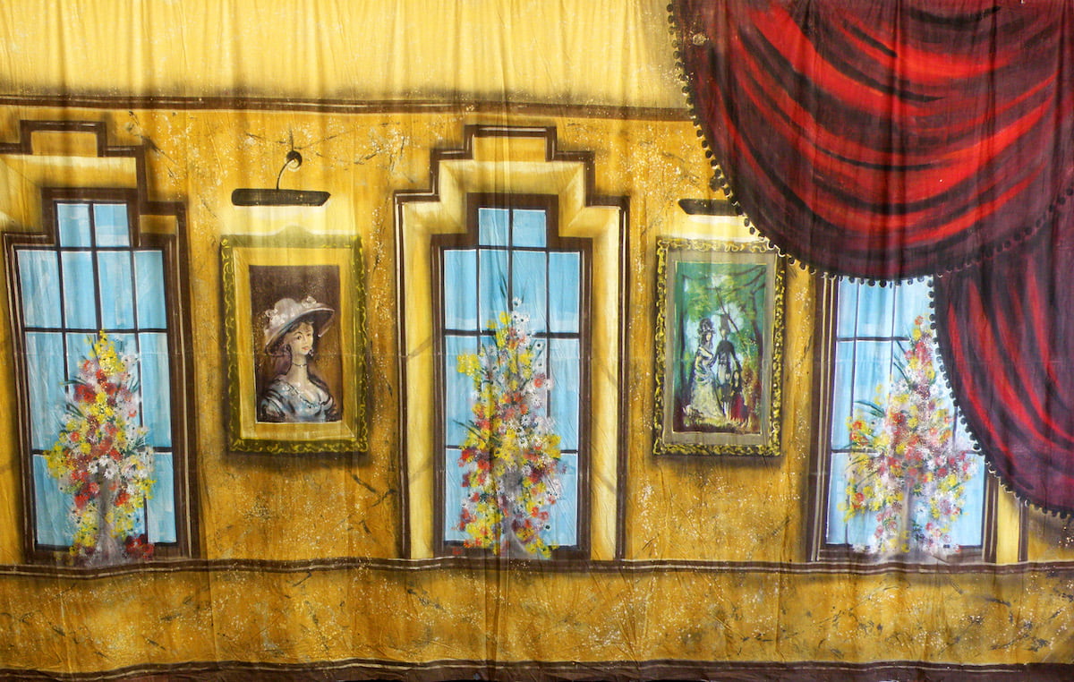 Hallway Calico Theatre Backcloth | Thoroughly Theatre