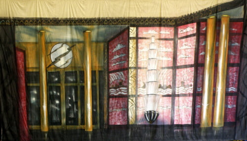 Waldorf Ballroom Calico Theatre Backcloth | Thoroughly Theatre