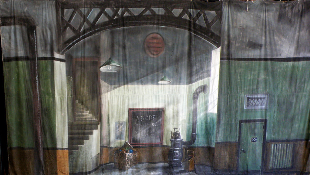 Orphanage Interior Calico Theatre Backcloth | Thoroughly Theatre