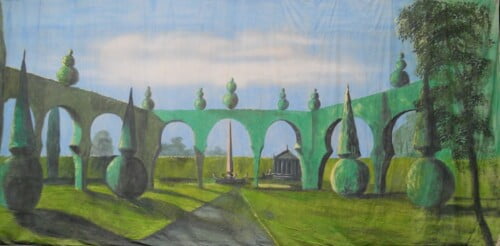 Garden Calico Theatre Backcloth | Thoroughly Theatre