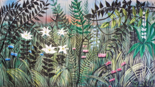 Jungle Calico Theatre Backcloth | Thoroughly Theatre