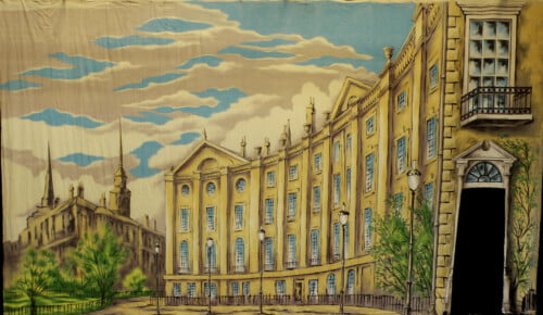 Wimpole Street Canvas Theatre Backcloth | Thoroughly Theatre