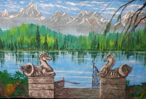 Terrace Canvas Theatre Backcloth | Thoroughly Theatre