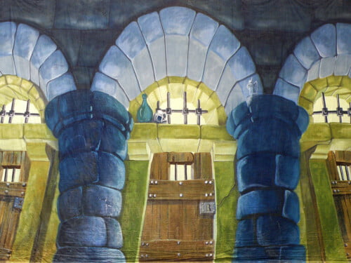 Dungeon Canvas Theatre Backcloth | Thoroughly Theatre