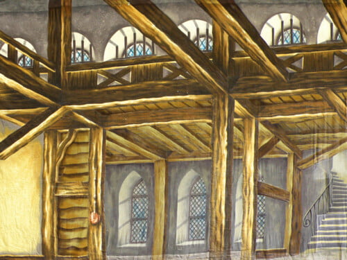 Kitchen Calico Theatre Backcloth | Thoroughly Theatre