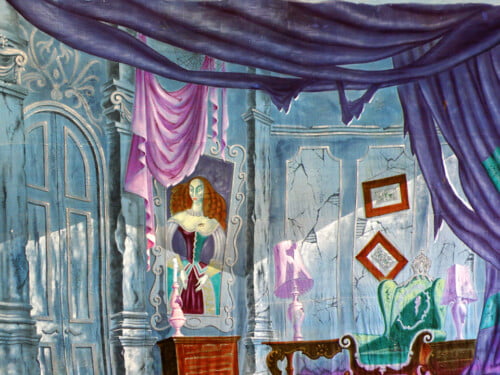 Haunted Bedroom Canvas Theatre Backcloth | Thoroughly Theatre