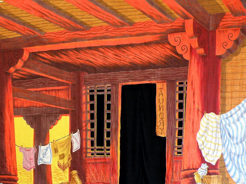 Laundry Calico Theatre Cutcloth | Thoroughly Theatre