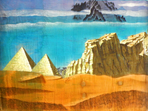 Egypt Backing Calico Theatre Backcloth | Thoroughly Theatre