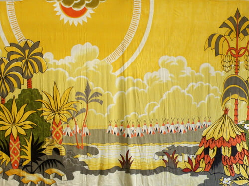 Near The Redskins Camp Calico Theatre Backcloth | Thoroughly Theatre