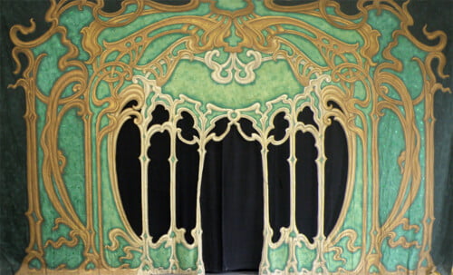 Wizards Palace Canvas Theatre Cutcloth | Thoroughly Theatre