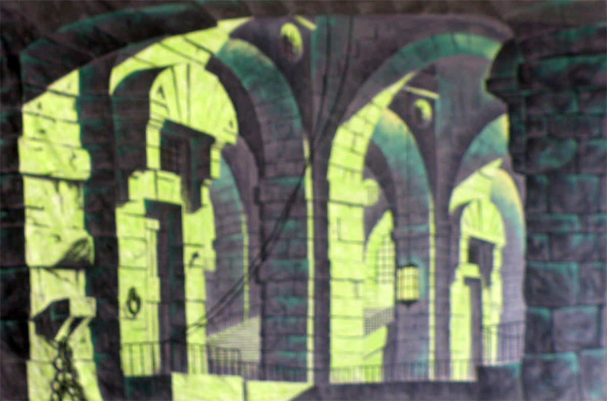 Witchs Castle Canvas Theatre Backcloth | Thoroughly Theatre