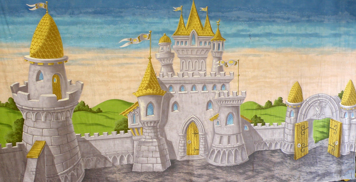 Nottingham Castle Calico Theatre Backcloth | Thoroughly Theatre
