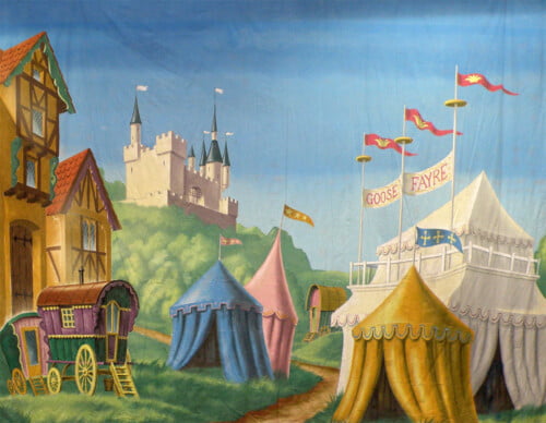Goosefair Canvas Theatre Backcloth | Thoroughly Theatre