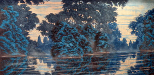 Magic Pool Calico Theatre Backcloth | Thoroughly Theatre