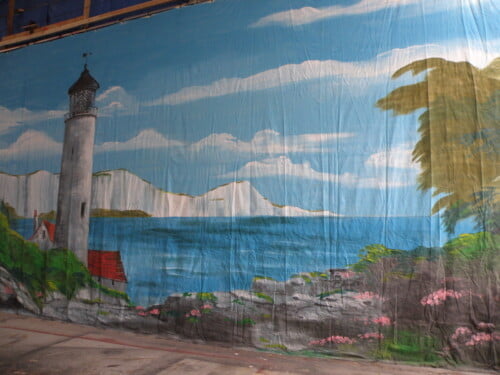 The Old Lighthouse Canvas Theatre Backcloth | Thoroughly Theatre