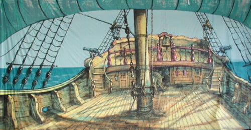 Deck Of Ship Canvas Theatre Backcloth | Thoroughly Theatre