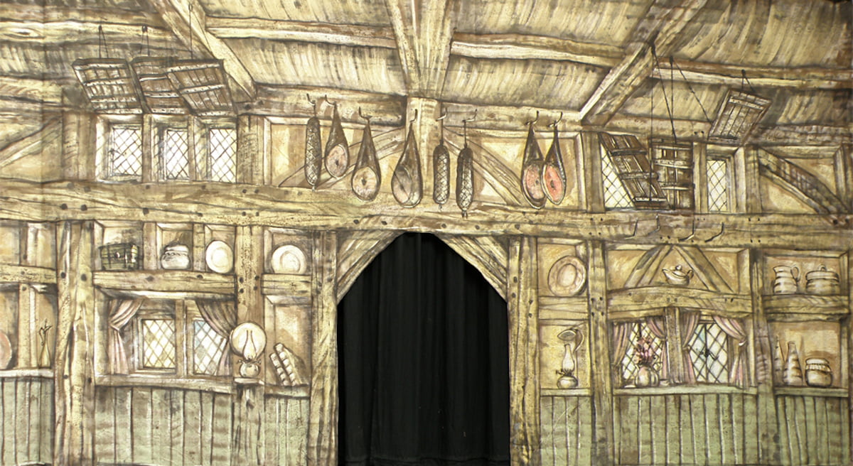 Cottage Interior Canvas Theatre Cutcloth | Thoroughly Theatre