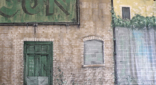 Street Canvas Theatre Backcloth | Thoroughly Theatre