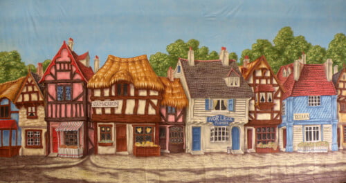 Street Canvas Theatre Backcloth | Thoroughly Theatre