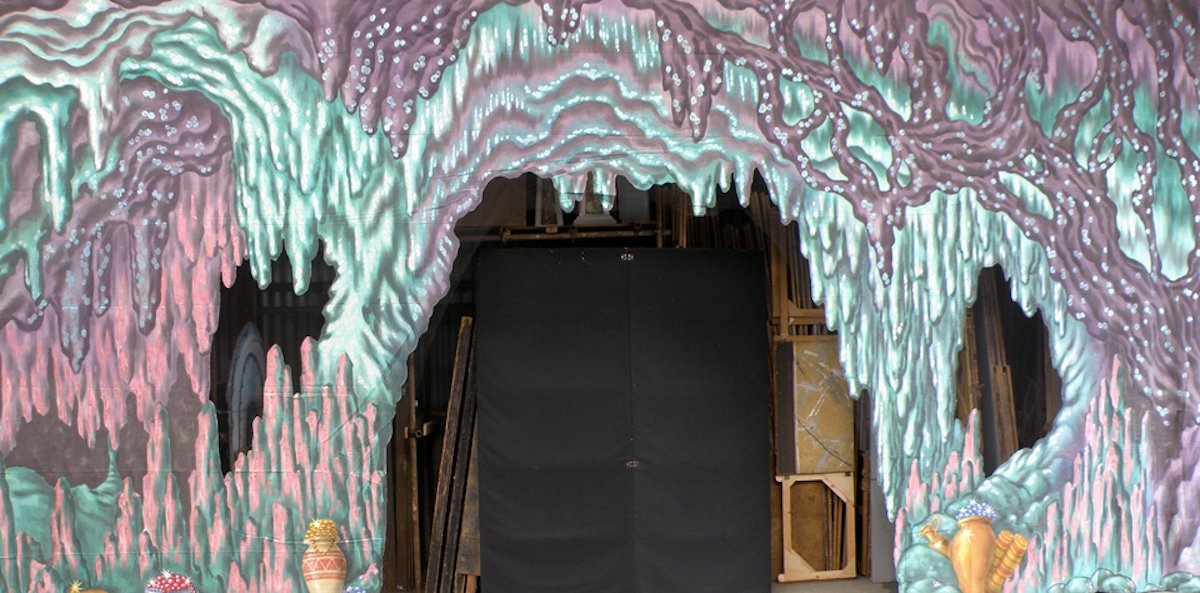 Cave Canvas Theatre Cutcloth | Thoroughly Theatre