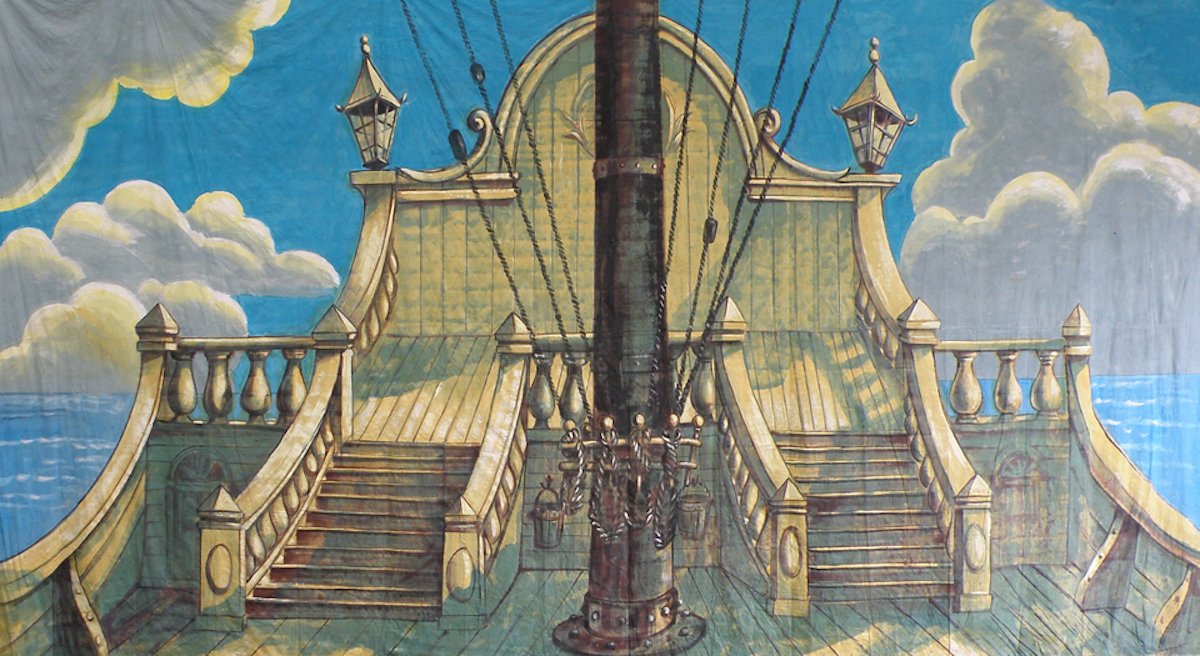 Ship Canvas Theatre Backcloth | Thoroughly Theatre