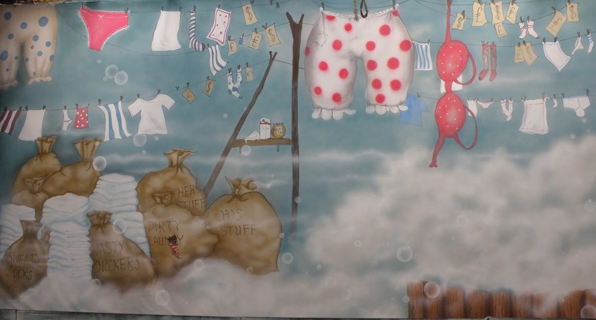 Laundry Canvas Theatre Backcloth | Thoroughly Theatre