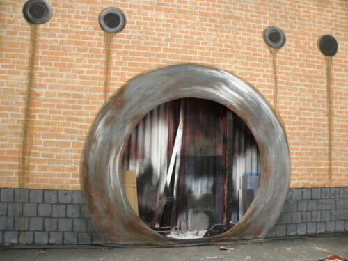 Sewer Canvas Theatre Backcloth | Thoroughly Theatre