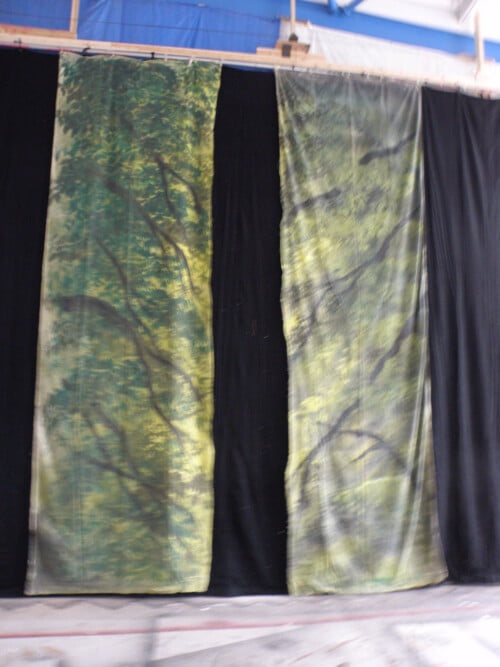 Foliage Legs Canvas Theatre Legs | Thoroughly Theatre